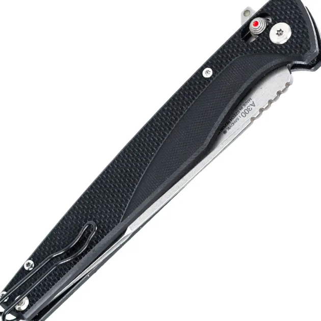 A300-002 - ANV Knives A300 Flipper G10 Black