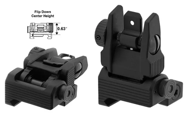 AD99990 - UTG CRAN DE MIRE FLIP UP AR15/AR10
