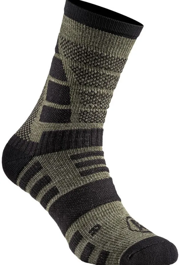 01.0993114346 - A10 Equipement 43-46 Chaussettes IMPACT 9" Winter Vert Olive UK 9-12 US 10-13
