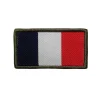 01.202781 - A10 EQUIPEMENT Patch drapeau français brodé haute visibilité