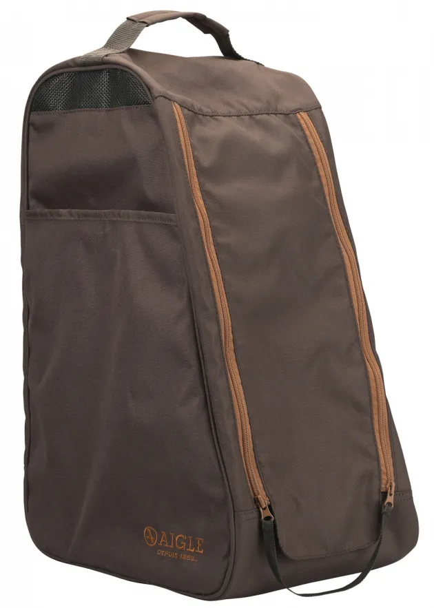 AIE4833 - AIGLE Sac à Bottes Rubberbag marron Toile et Polyester