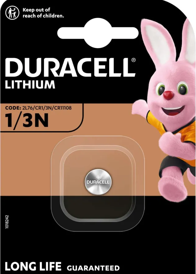 AIM-10903 - DURACELL Pile 1/3N Lithium pour Streamlight PLR-6 ou Aimpoint