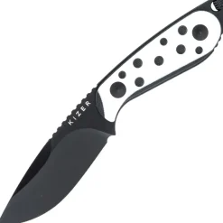1081A3 - Kizer Buddy Nitro-V Black & white G10