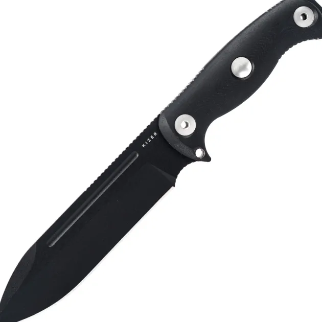 1103A2 - Kizer Drop Bear FIX 7 1095 G10 Black