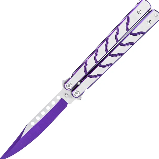 02158 - Albainox Papillon acier pourpre