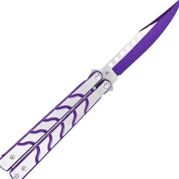 02158 - Albainox Papillon acier pourpre