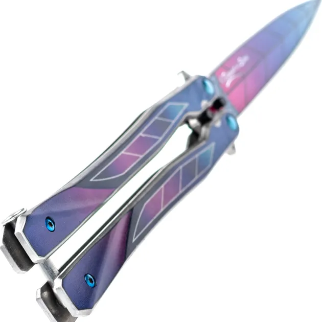 02148 - Albainox Papillon acier Rainbow