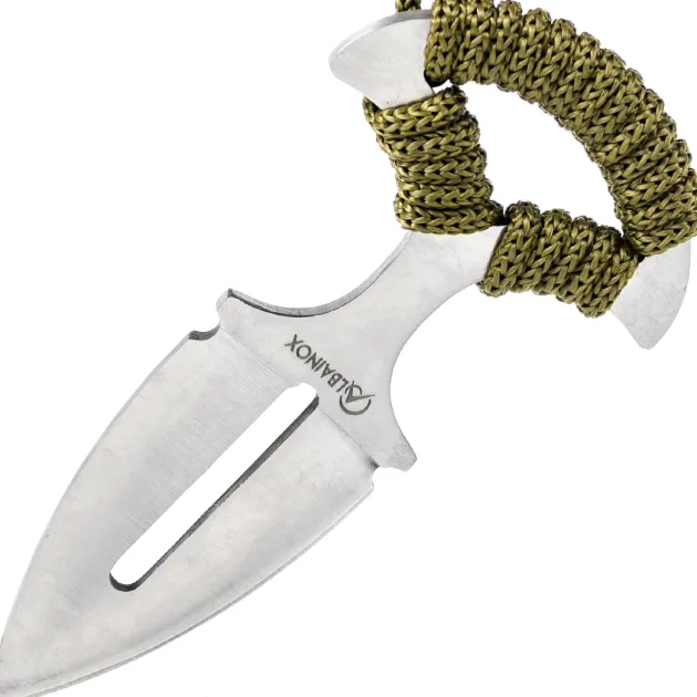 32301 - Albainox Push Dagger Sylver