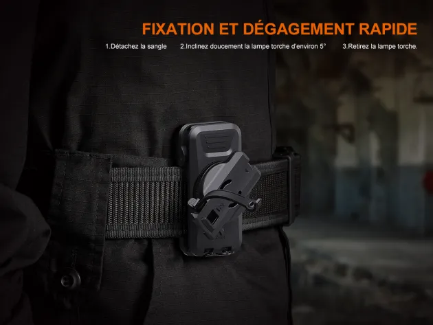 ALC-03 - FENIX ALC-03 Support avec pince de verrouillage Série PD TK LD