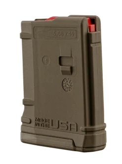 AMD122 - Chargeur AMEND2 10 coups 223 Rem pour AR15 Green ODG