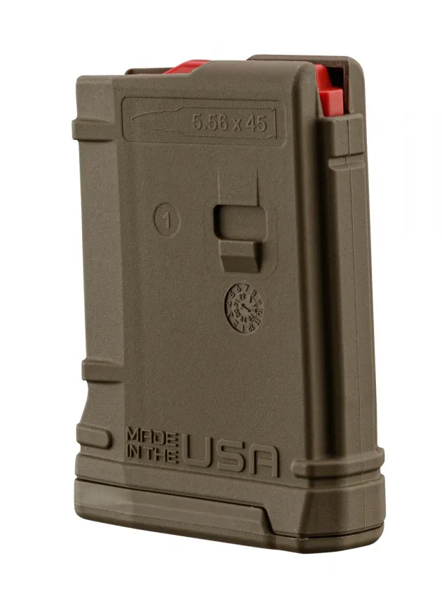 AMD122 - Chargeur AMEND2 10 coups 223 Rem pour AR15 Green ODG