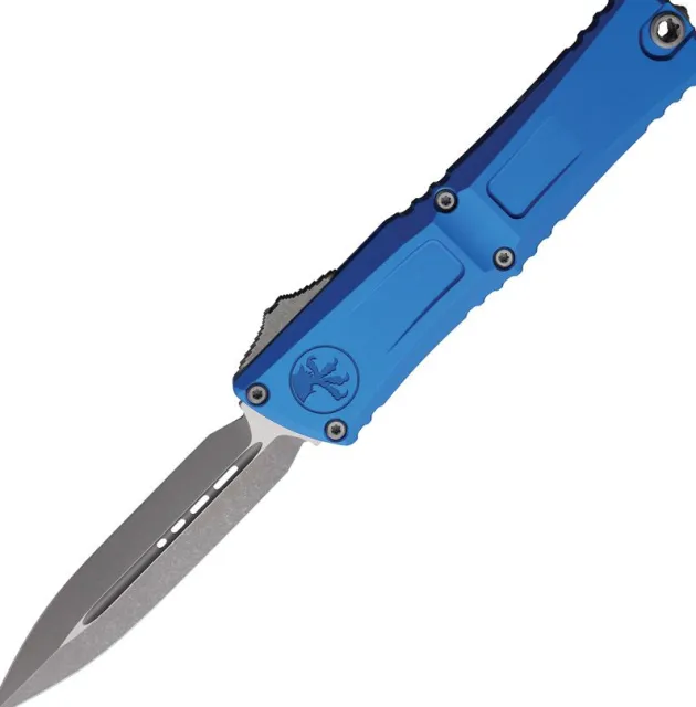 1142-10APBL - Microtech Combat Troodon Gen 3 D/E Apo Blade Blue
