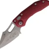 169-10APMR - Microtech Stitch S/E Apo Merlot Aluminium