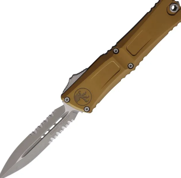 1142-11APTA - Microtech Combat Troodon Gen 3 D/E P/S Apo Tan Std