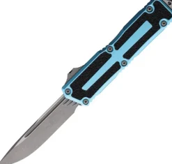 1278-10 APTQ - Microtech Scarab II Gen III S/E Apo Turquoise