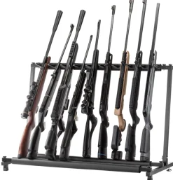 A54129 - Ratelier vertical en métal pour 9 armes