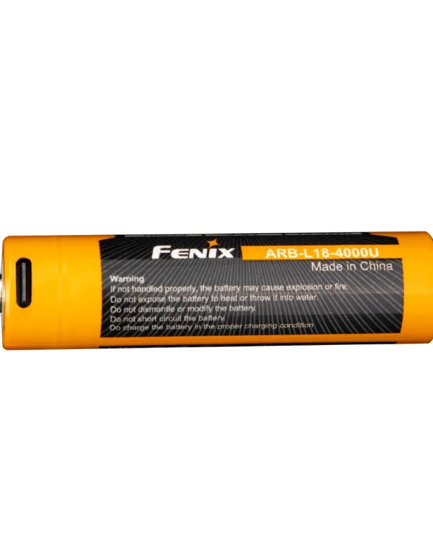 ARB-L18-4000U - FENIX Accu 18650 4000mAh USB-C 3.6V Rechargeable