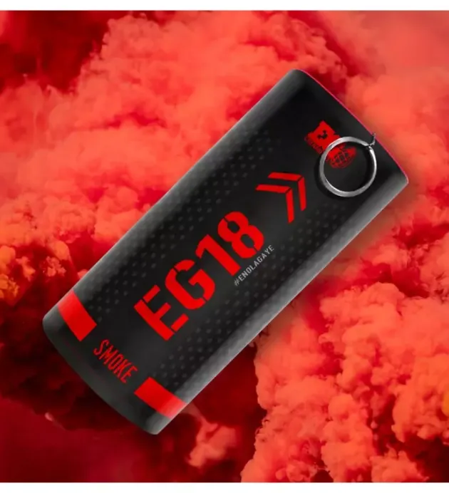 A705315R - ENOLA GAYE FUMIGÈNE EG-18 WIRE PULL ASSAULT SMOKE ROUGE