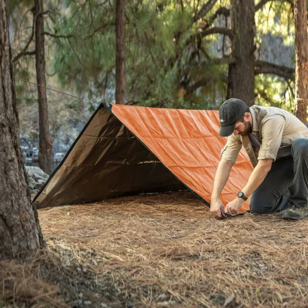 AR8512ORG - Arcturus Gear Bâche Réfléchissante XL Renforcée 2.6 x 3.7m ORANGE