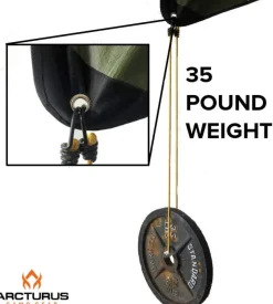 AR6082ORG - Arcturus Gear Bâche Réfléchissante Renforcée 1,5 x 2,1 m ORANGE