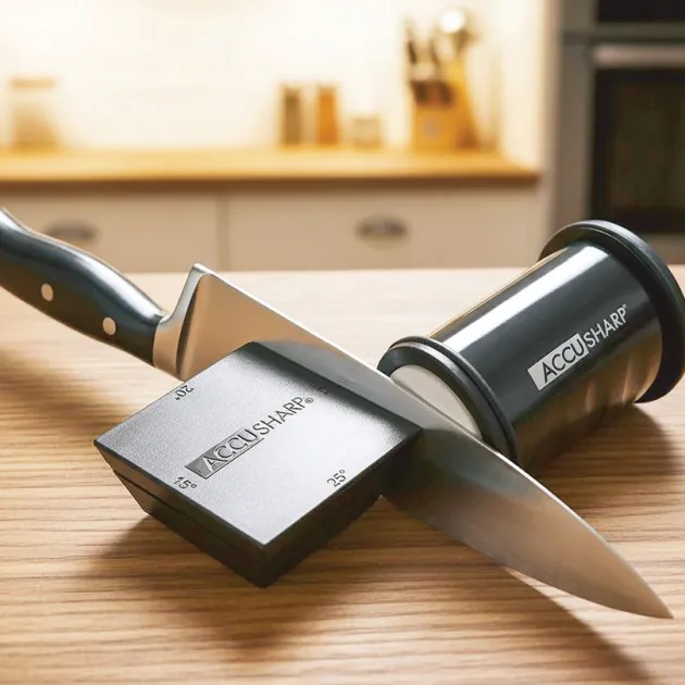 AS138C - ACCUSHARP Aiguiseur Roulant 2 pierres diamants #600ᝰ