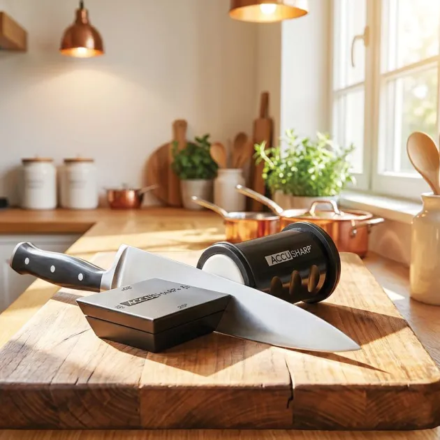 AS138C - ACCUSHARP Aiguiseur Roulant 2 pierres diamants #600ᝰ