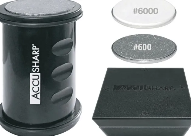 AS138C - ACCUSHARP Aiguiseur Roulant 2 pierres diamants #600ᝰ