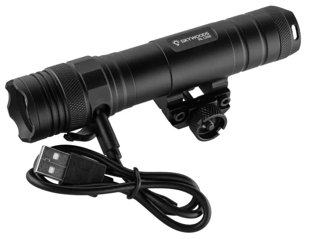 A61240 - SKYWOODS RL1250 Lampe Tactique 1250lm Montage M-Lok Picatinny