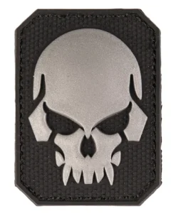 A60474 - SPORT ATTITUDE Patch Tête de Mort Crocs Noir