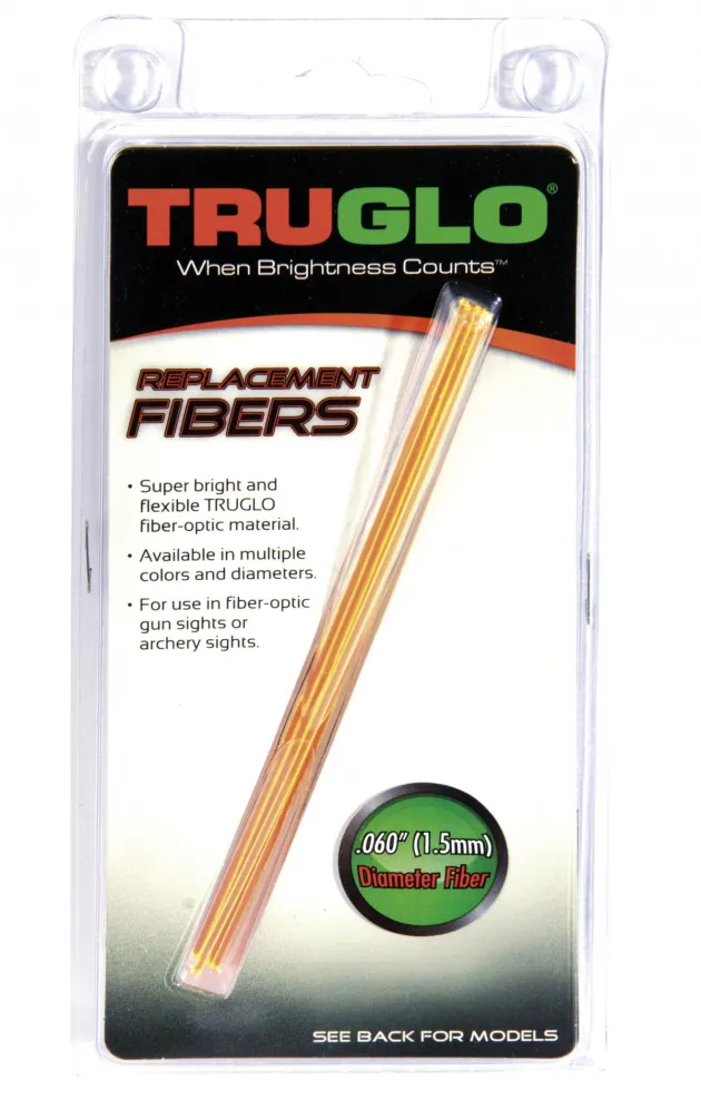 A50472 - Truglo Set de 5 fibres optique fluo bicolore 2,5mm