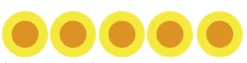 A50471 - Truglo Set de 5 fibres optique fluo bicolore 2mm