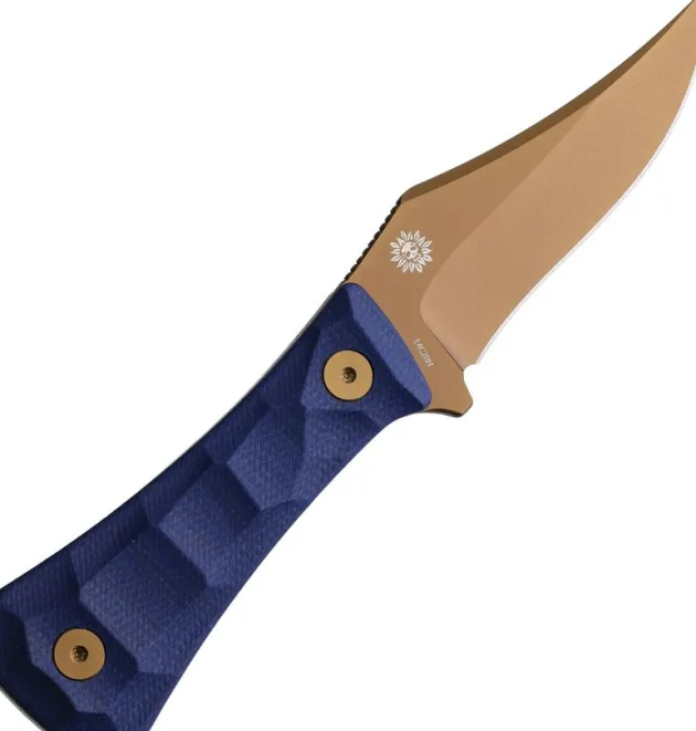 Auxiliary Manufacturing Pocket Bowie Deadhead Blue G10