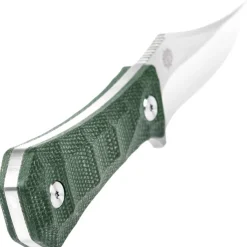 Auxiliary Manufacturing Pocket Bowie Deadhead Green micarta