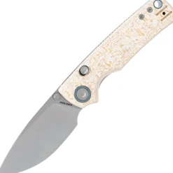A2626 - Vosteed Porcupine 14C28N Ivory Drift Bamboo Micarta