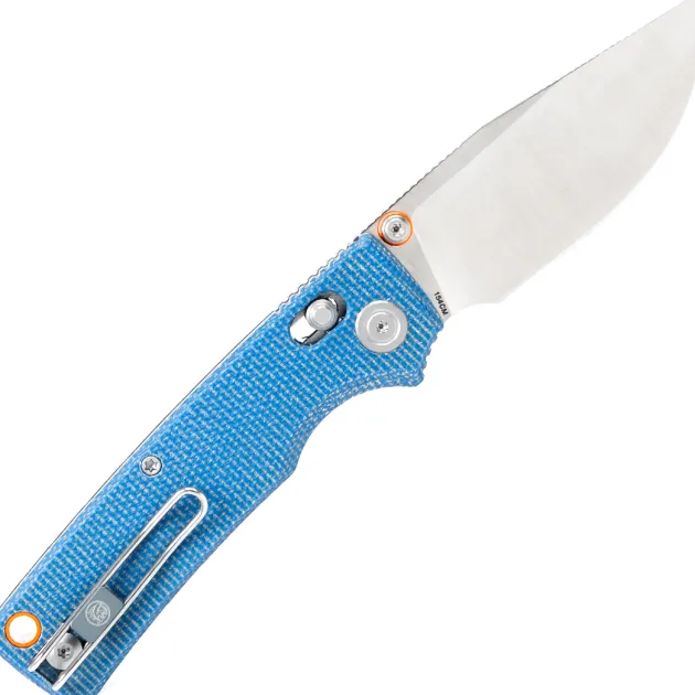 a3105 - Vosteed Porcupine ModSwap 154CM Blue Micarta