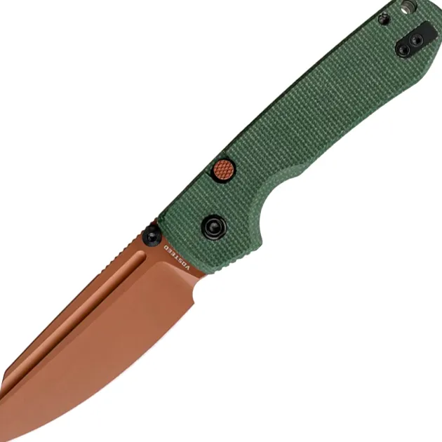 A2929 - Vosteed Raccoon 2.0 Copper Dune 14C28N Green micarta