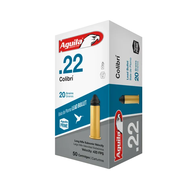 1B220337 - AGUILA 22LR COLIBRI 20GR X 50