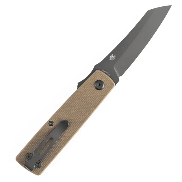 B2135A5 -Tenable Higonokami Gray D2 Light Sand G10