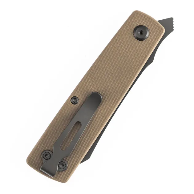 B2135A5 -Tenable Higonokami Gray D2 Light Sand G10