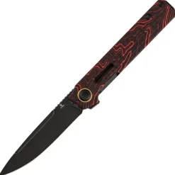 B2123A4 - Tenable Kitpu Blackwash Nitro-V Red & Black G10