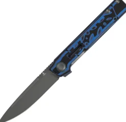 B2123A1 - Tenable Knives Kitpu Nitro-V Blue camo micarta