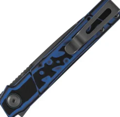B2123A1 - Tenable Knives Kitpu Nitro-V Blue camo micarta
