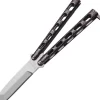 BC114A BEAR & SON BUTTERFLY TANTO BLADE SILVER