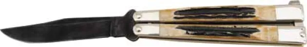 BC517 - Bear & Son Butterfly Genuine Stag