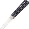BC113 - BEAR & SON BUTTERFLY SILVER STARDUST HANDLES
