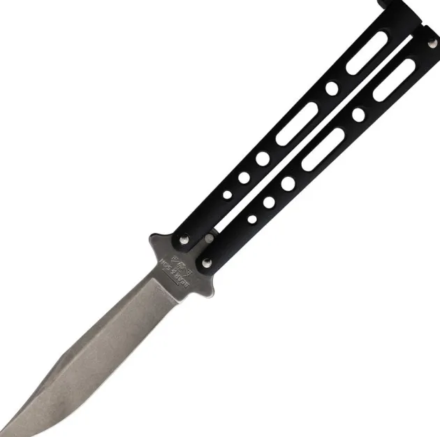 BC117BSW - Bear & Son Couteau papillon Black SW