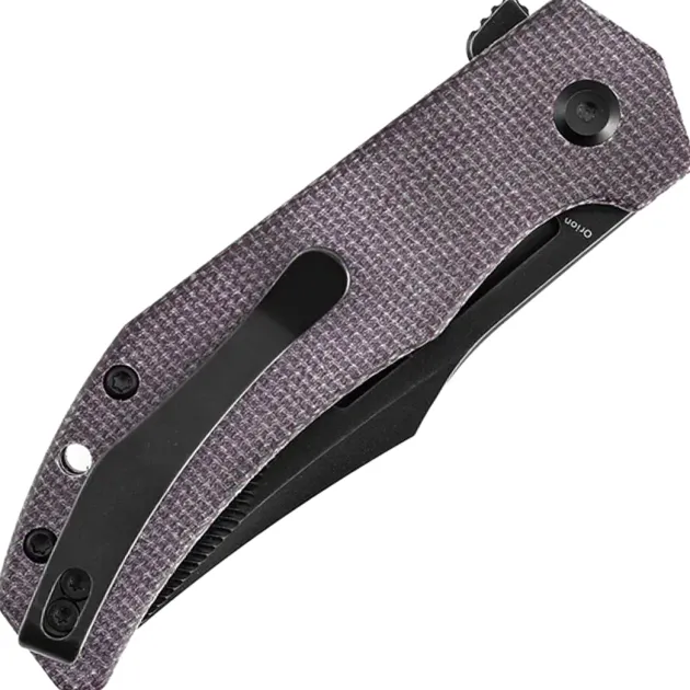B1089C1 - Tenable Orion Blackwash Nitro-V Purple Micarta