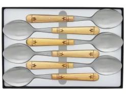 BEL 87602 COFFRET 6 CUILLERS TABLE NONTRON