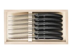 BEL 3223 COFFRET 6 LAGUIOLE STEAK DOZORME NOIR