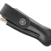 BEL 67312 ETUI MAX CAPDEBARTHES CUIR NOIR LAGUIOLE 12CM + FUSIL